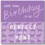 Gubblecote Greetings Card - Perfect As A Pony