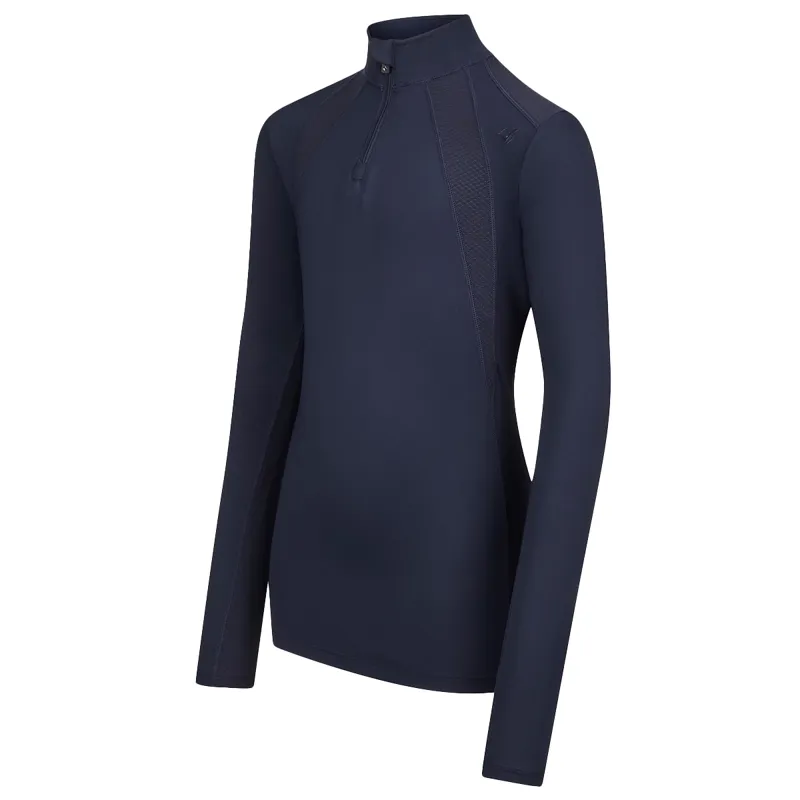 LeMieux Young Rider Mia Mesh Junior Base Layer - Navy- 7-8yrs-1