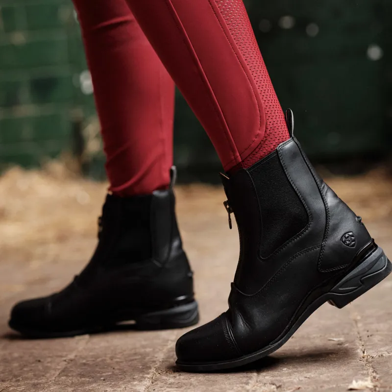 Ariat Devon Axis Ladies Paddock Boots - Black-8