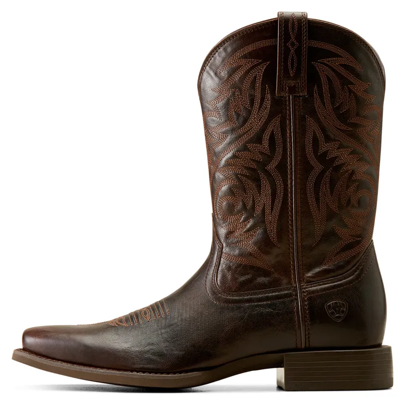 Ariat Mens Sport Herdsman Western Boots - Burnished Chocolate-3