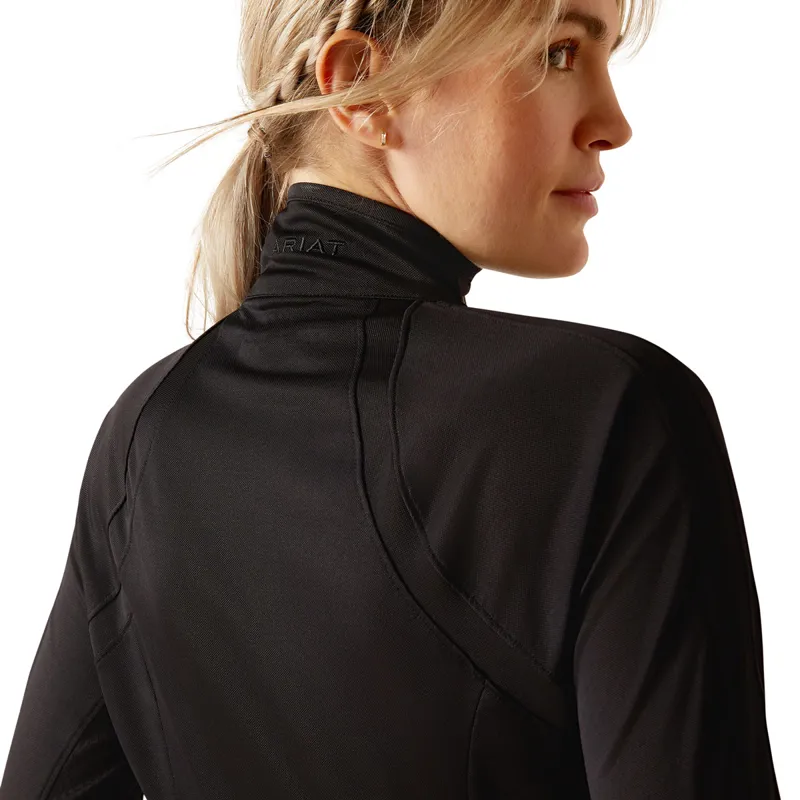 Ariat Sunstopper 3.0 Womens Base Layer Top - Black-3