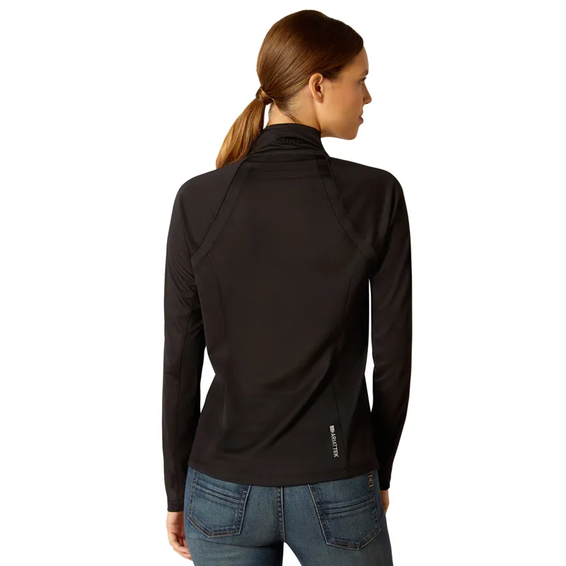 Ariat Sunstopper 3.0 Womens Base Layer Top - Black-1