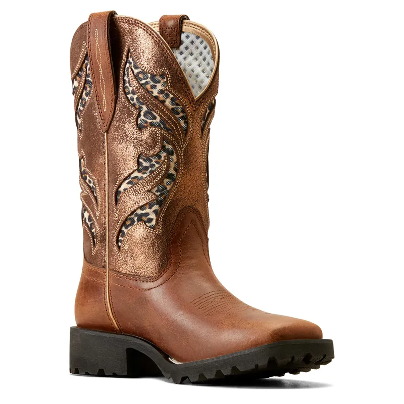 Ariat Unbridled Rancher VentTEK Ladies Western Boots - Hickory Smoke-1