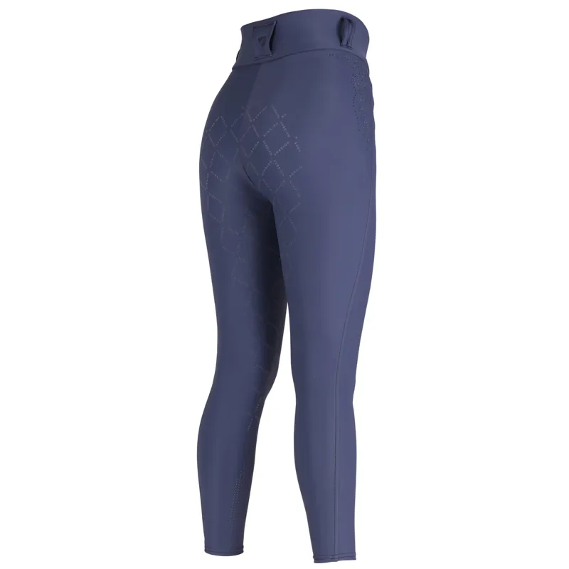 Aubrion Optima Luxe Full Grip Ladies Breeches - Navy-1
