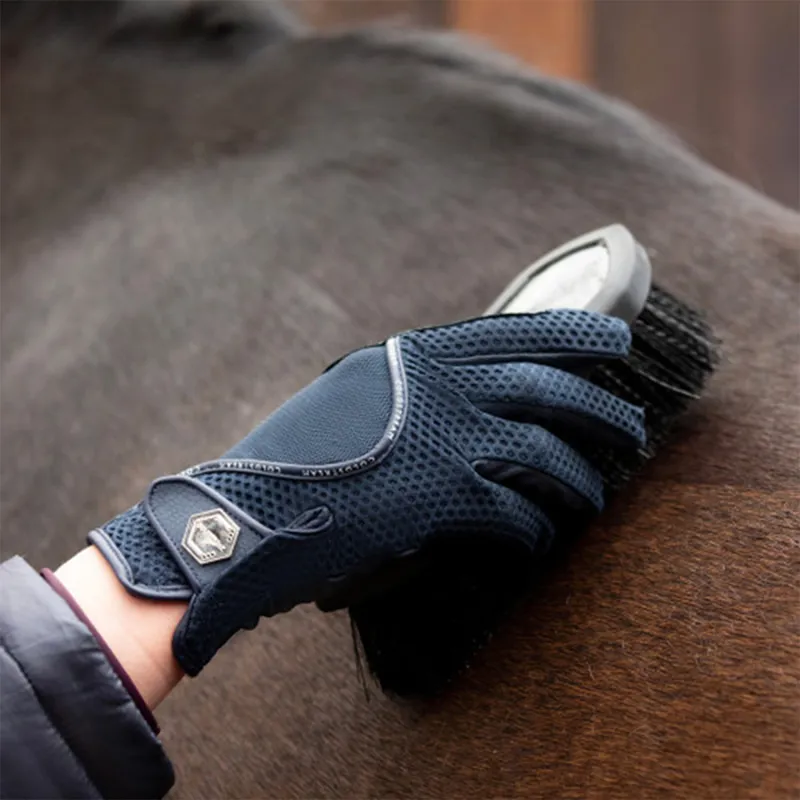 Coldstream Shine Dandy Brush - Black/Silver-1