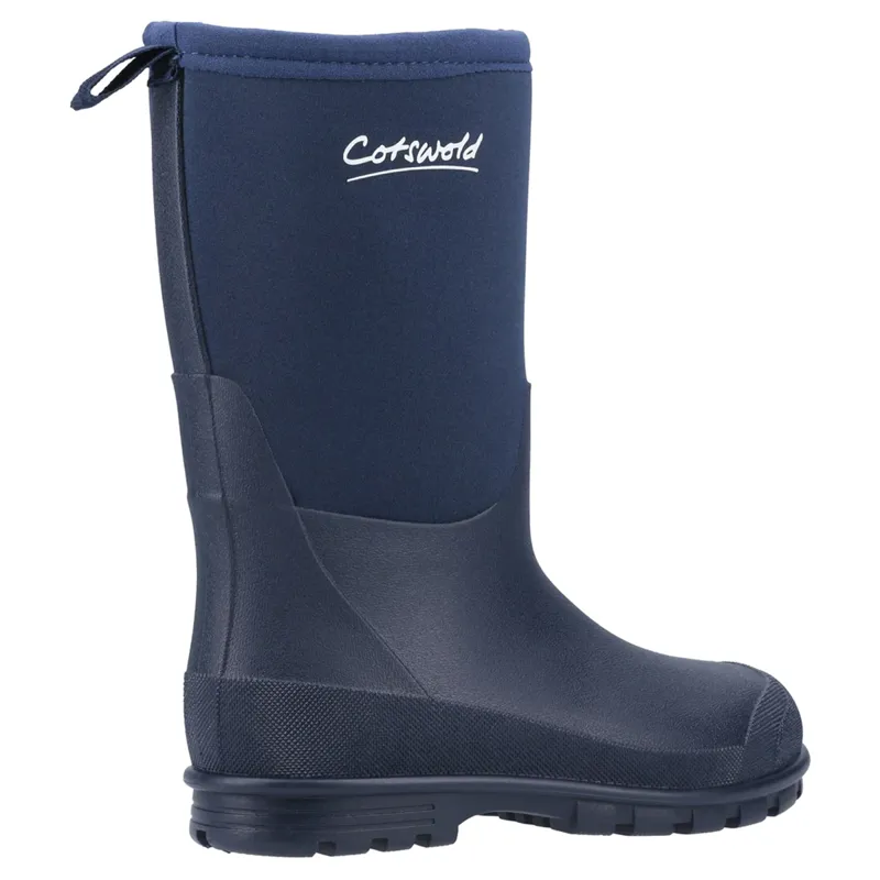 Cotswold Hilly Neoprene Junior Wellies - Navy -2