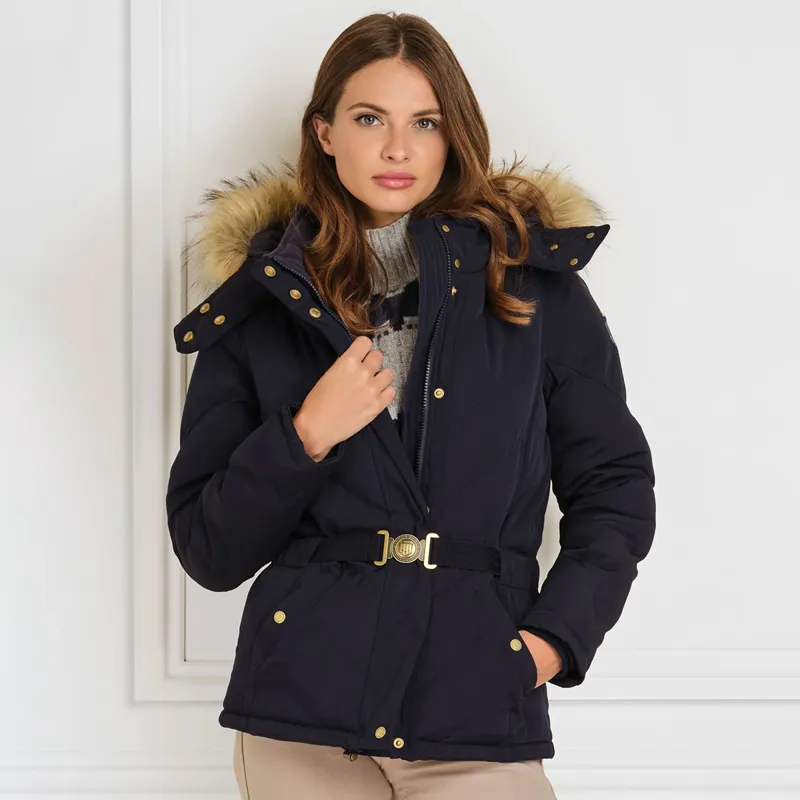 Fairfax and Favor Charlotte Ladies Eco-Fill Quilted Jacket - Navy