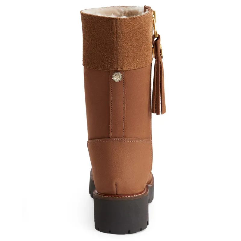 Fairfax and Favor Paris Ladies Quarter-Length Boots - Cognac Nubuck-2