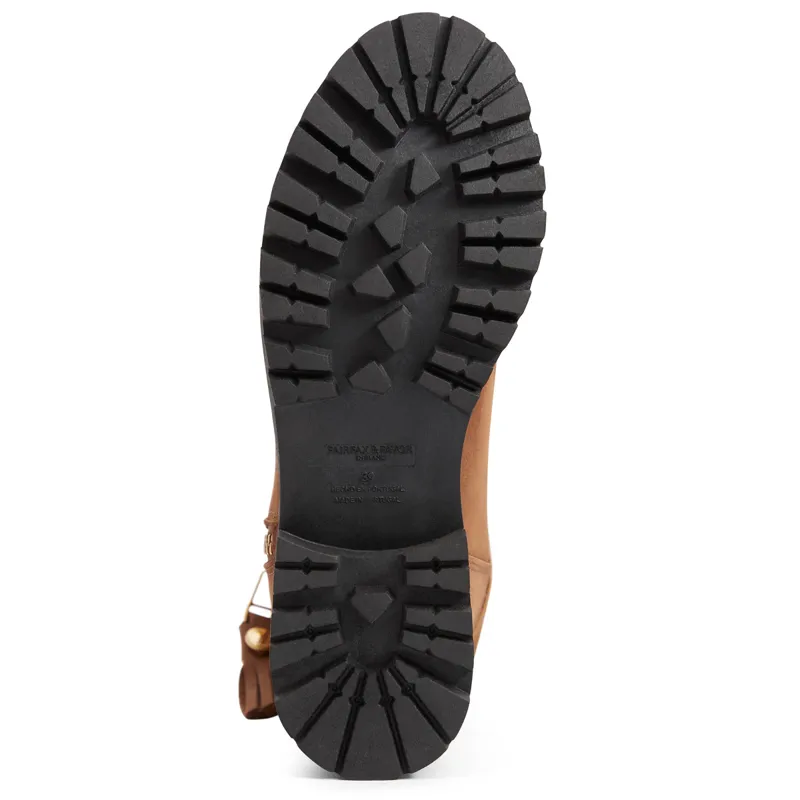 Fairfax and Favor Paris Ladies Quarter-Length Boots - Cognac Nubuck-3
