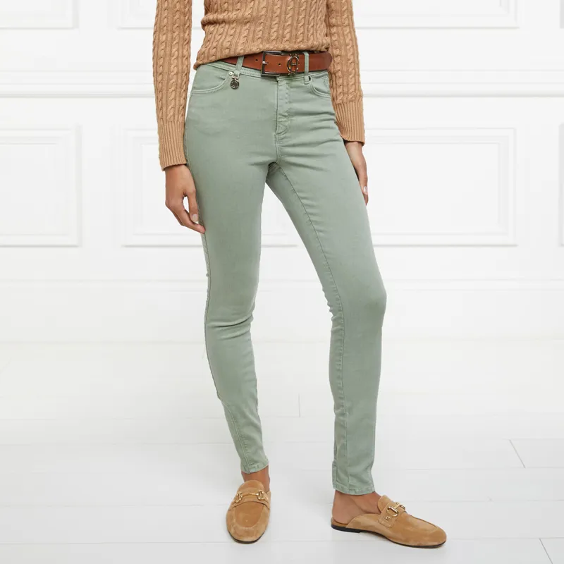 Holland Cooper Womens Jodhpur Jeans - Sage