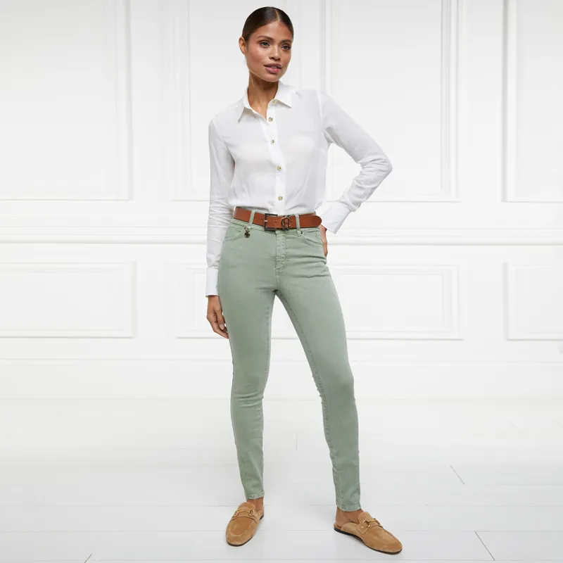 Holland Cooper Womens Jodhpur Jeans - Sage-2