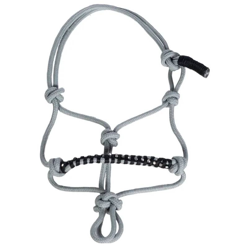 HKM Hobby Horsing Rope Halter - Grey