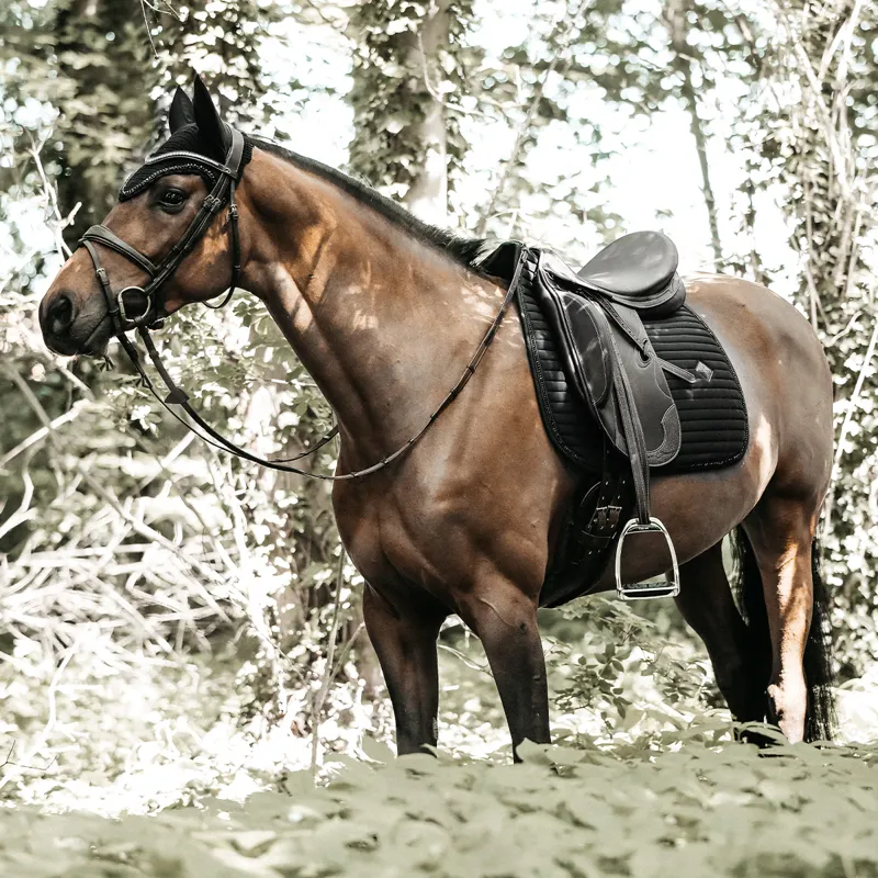 Kentucky Dressage Pearl Saddlecloth - Black-1