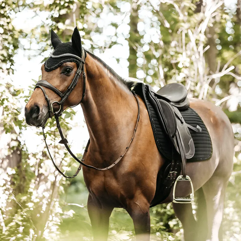 Kentucky Dressage Pearl Saddlecloth - Black-2