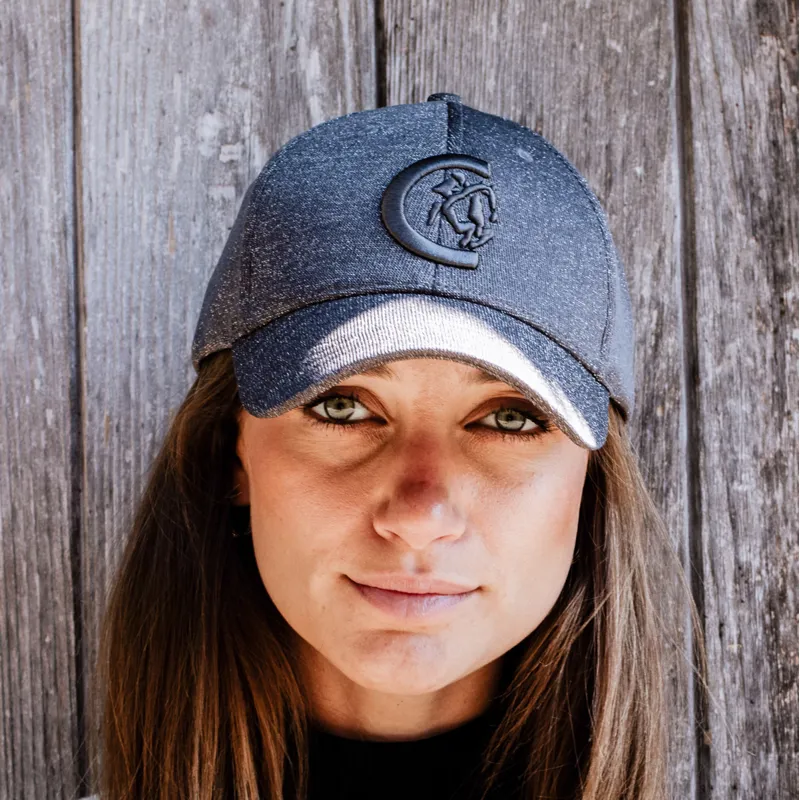 Kentucky Glitter Baseball Cap - Grey-1