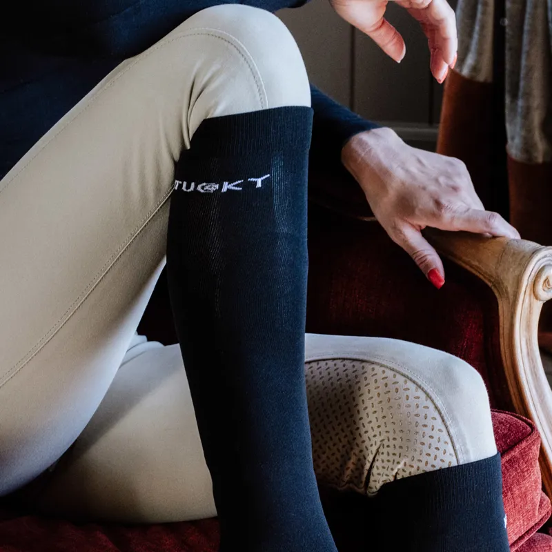 Kentucky Unisex Tall Riding Socks - Black