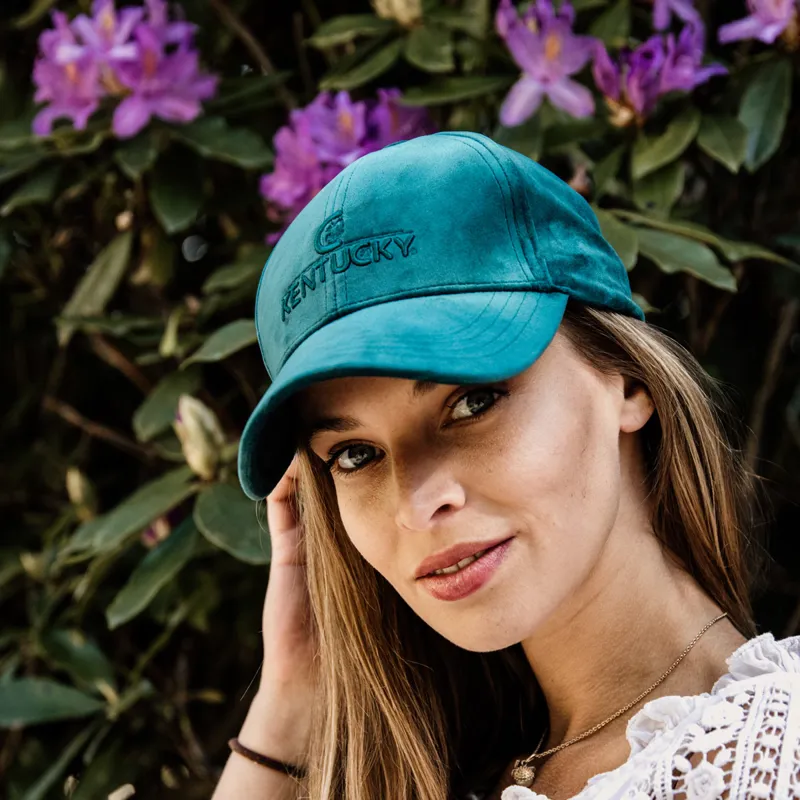Kentucky Velvet Baseball Cap - Emerald