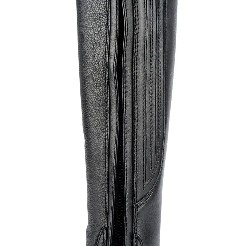 Moretta Gianna Tall Riding Boots - Standard Height - Black-4