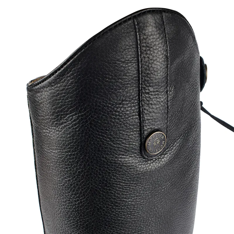 Moretta Gianna Tall Riding Boots - Standard Height - Black-5