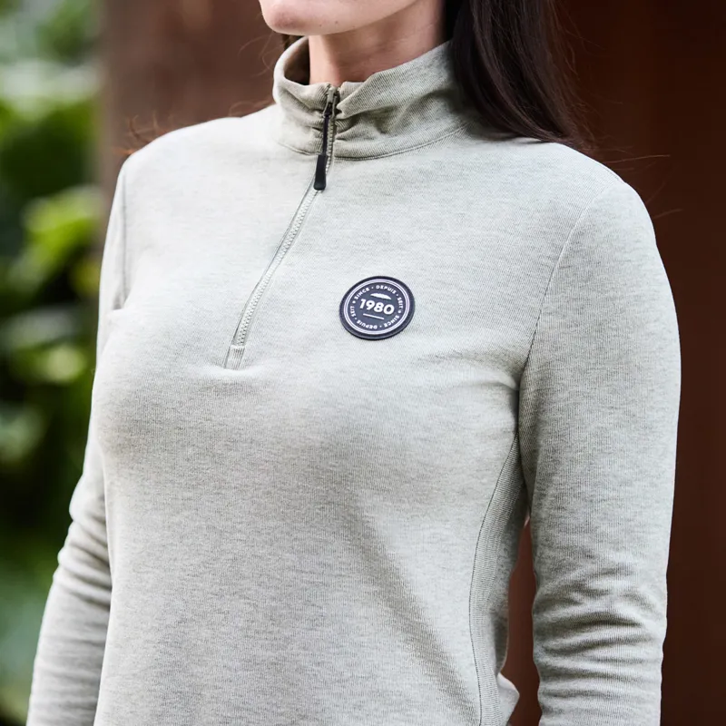 WeatherBeeta London Womens Long Sleeve Top - Dusty Olive-5