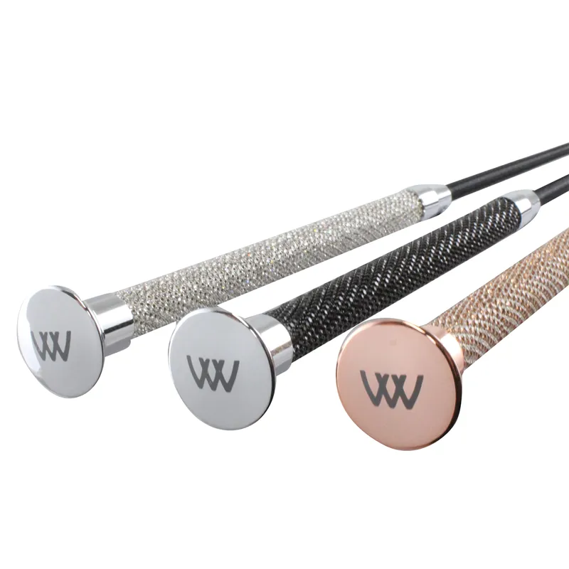Woof Wear Glitz Dressage Whip - Black-1