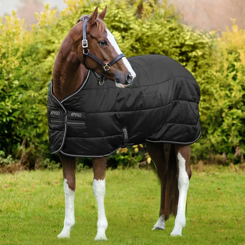 Amigo Ripstop Insulator 200g Stable Rug - Black/Black/Silver