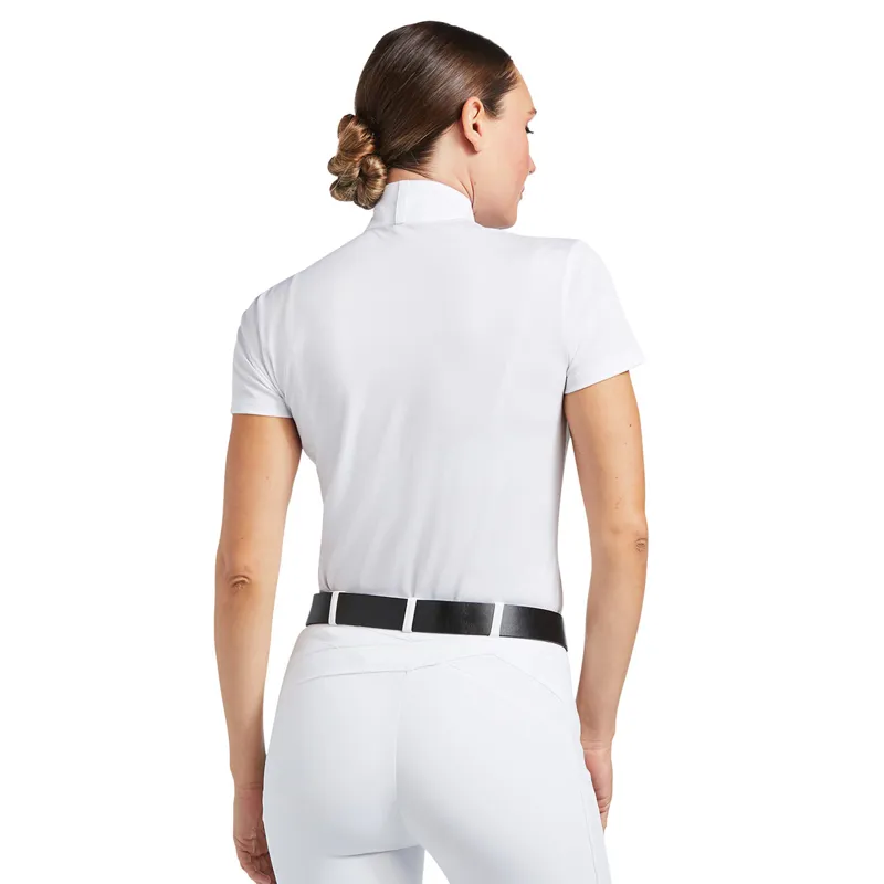 Ariat Aptos Short Sleeve Womens Show Shirt - White-1