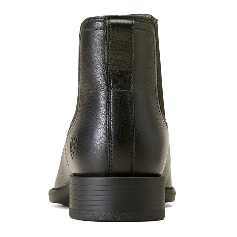 Ariat Mens Booker Ultra Square Toe Short Western Boots - Black Deertan-1