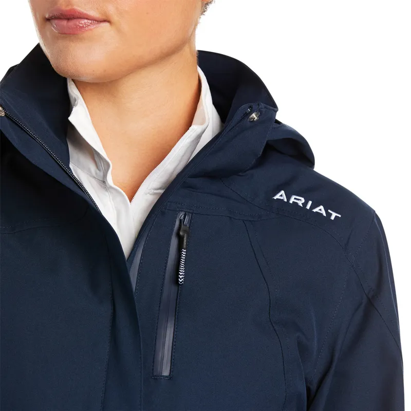 Ariat Coastal Womens Waterproof Jacket - Navy-2