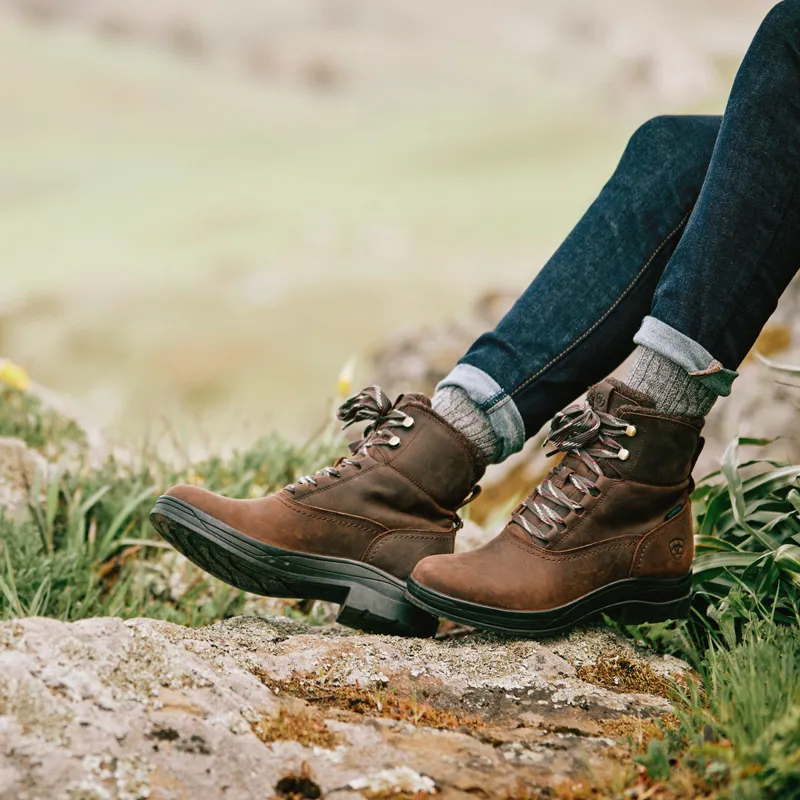 Ariat Harper H2O Ladies Short Country Boots - Chocolate -7