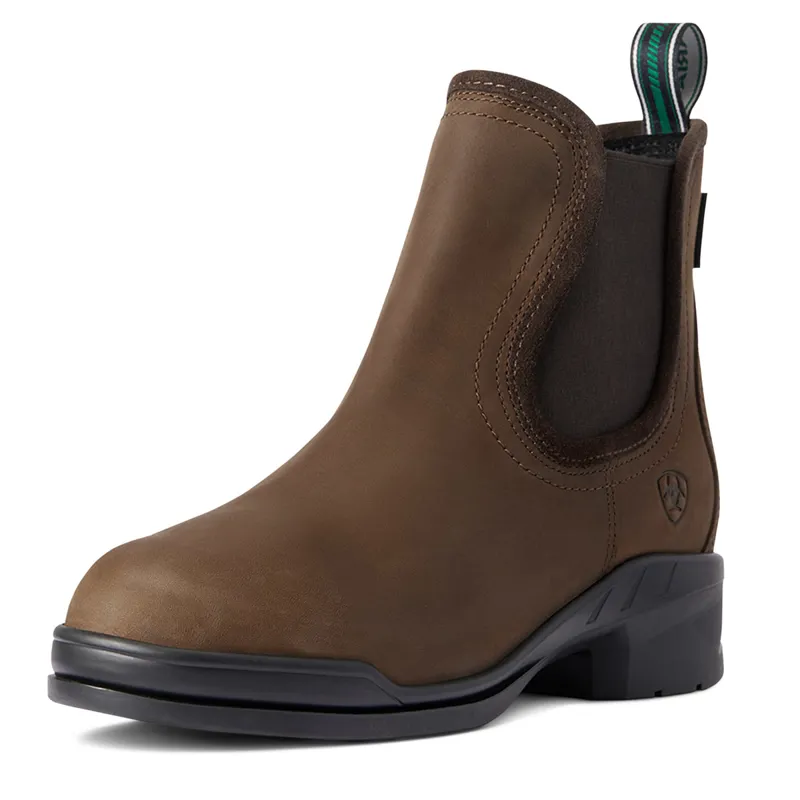 Ariat Keswick Ladies Steel Toe Paddock Boots - Distressed Brown