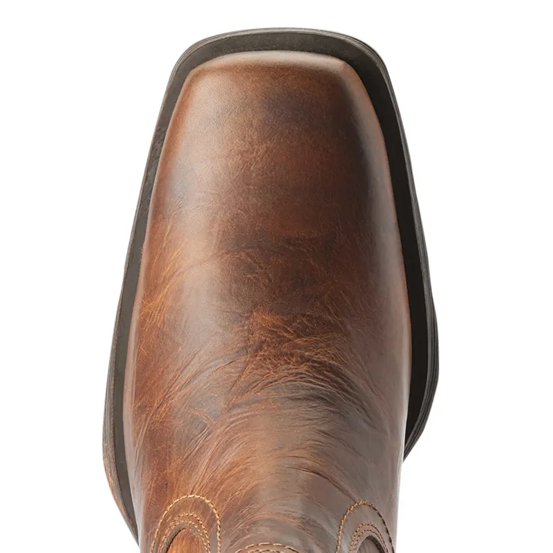 Ariat Mens Midtown Rambler Western Boots - Barn Brown-5