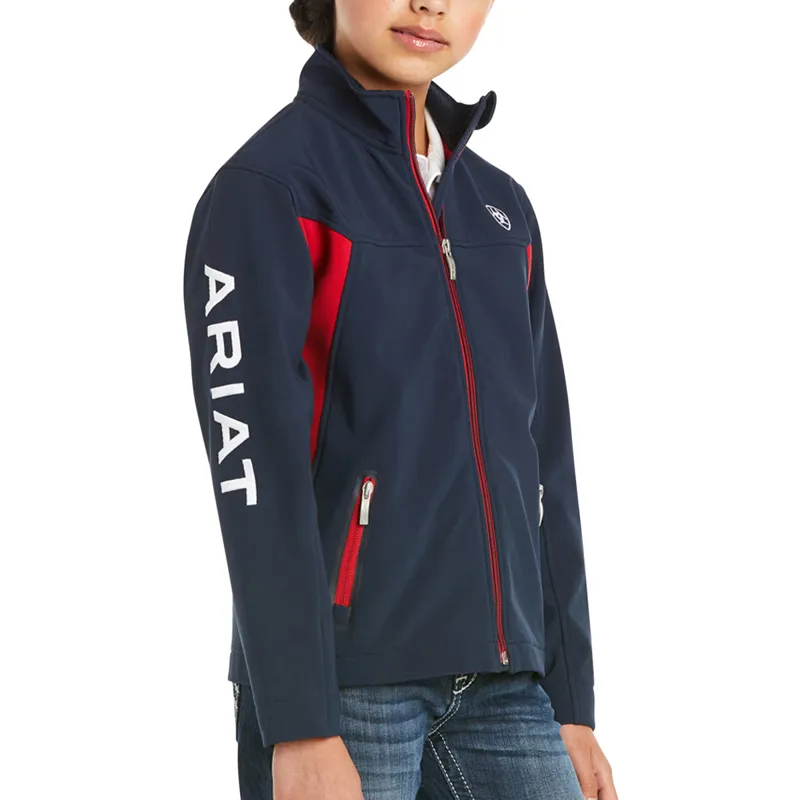 Ariat Youth Team Softshell Jacket - Navy