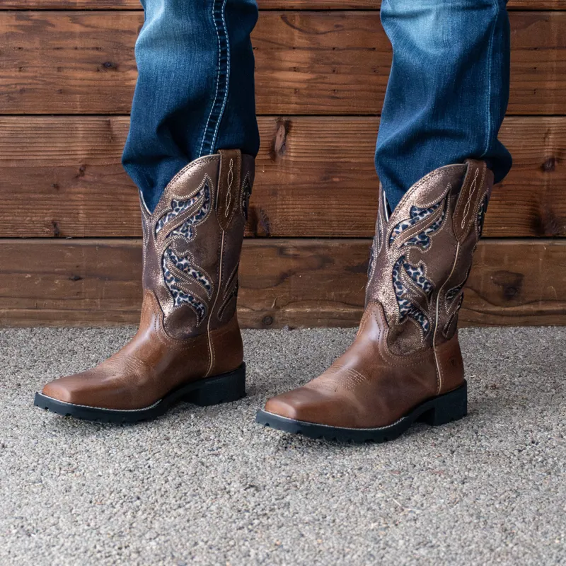 Ariat Unbridled Rancher VentTEK Ladies Western Boots - Hickory Smoke-7