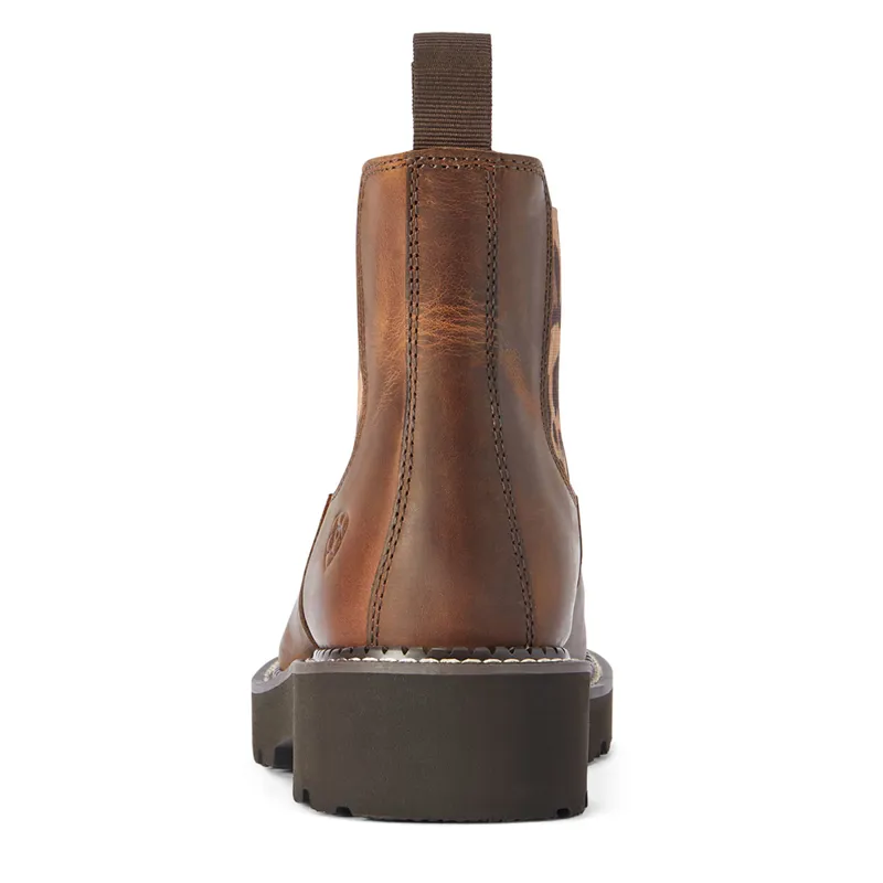Ariat Fatbaby Twin Gore Womens Boots - Tan Leopard Gore-2