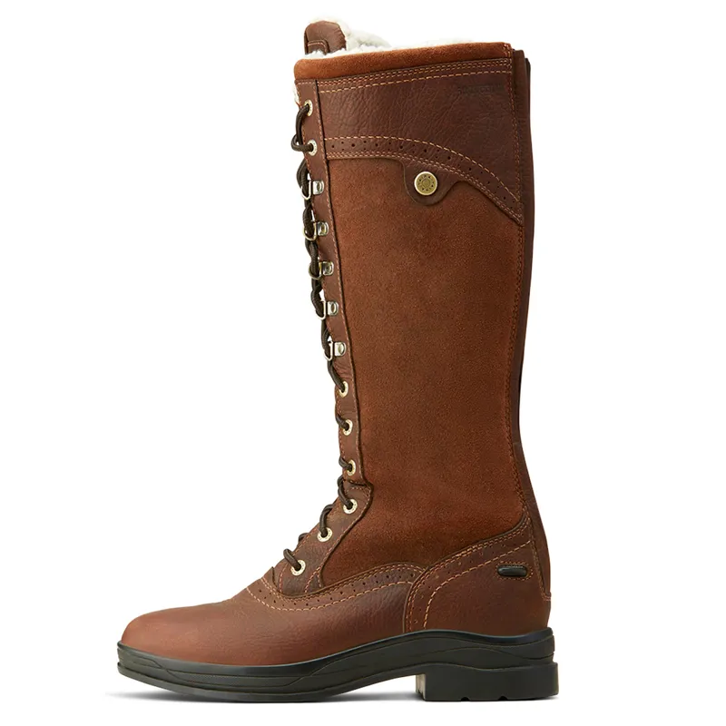 Ariat Wythburn Sherpa Tall Waterproof Womens Country Boots - Dark Brown-3