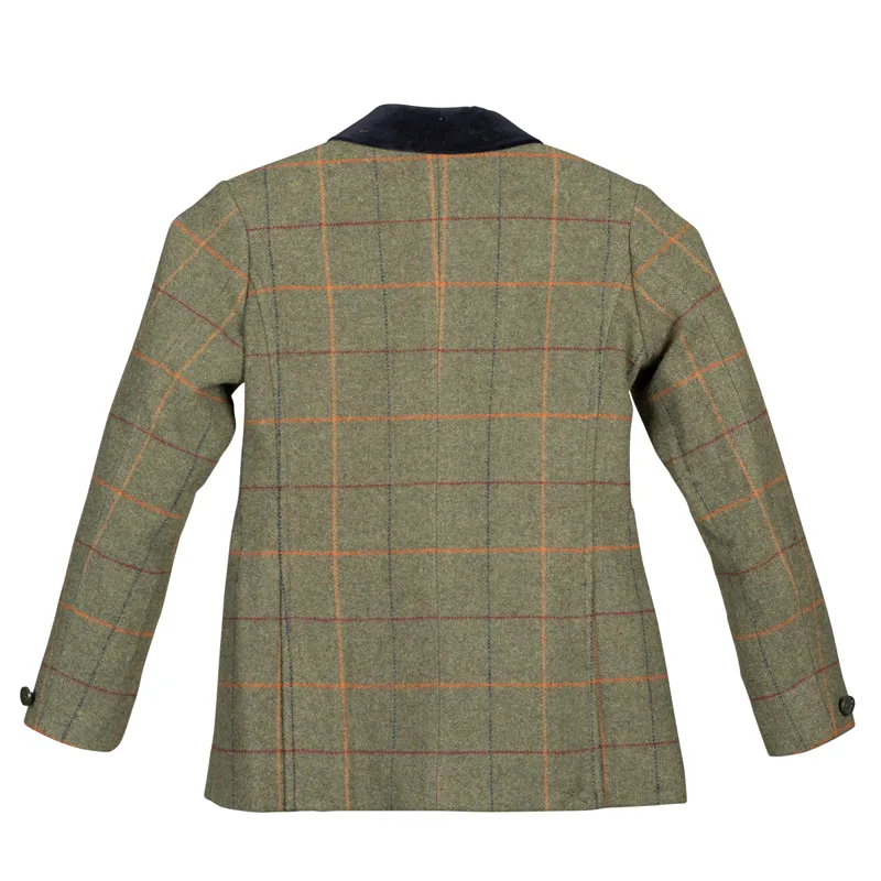 Aubrion Saratoga Childs Tweed Show Jacket - Red/Yellow/Blue-1