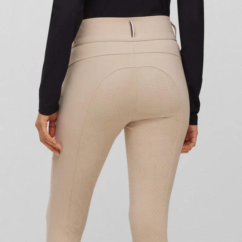 BOSS Equestrian Hailey Full Grip Womens Competition Breeches - Beige-3