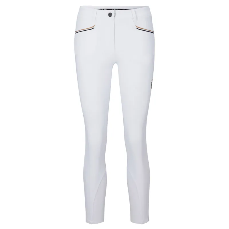 BOSS Equestrian Hazel Knee Grip Ladies Competition Breeches - White-1