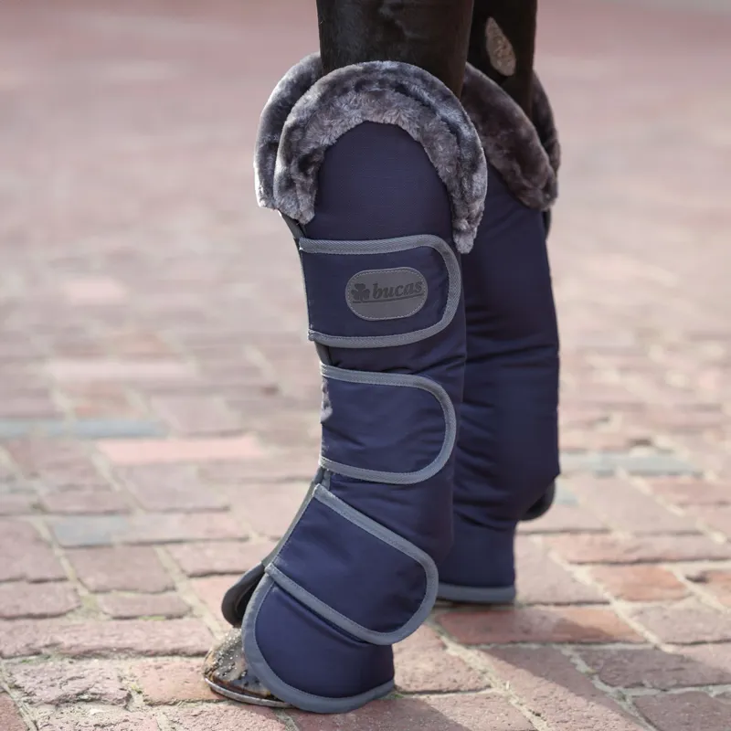 Bucas Show-Line Travel Boots - Navy/Grey