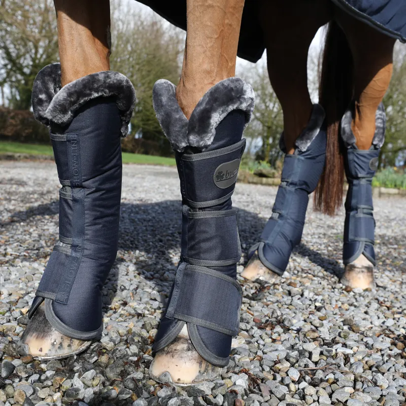 Bucas Show-Line Travel Boots - Navy/Grey-2
