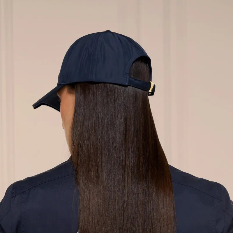 Holland Cooper Burghley Water Resistant Cap - Ink Navy Monogram-3
