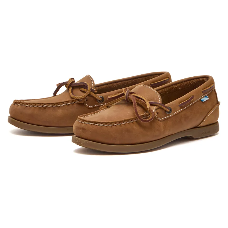 Chatham Olivia G2 Ladies Deck Shoes - Walnut