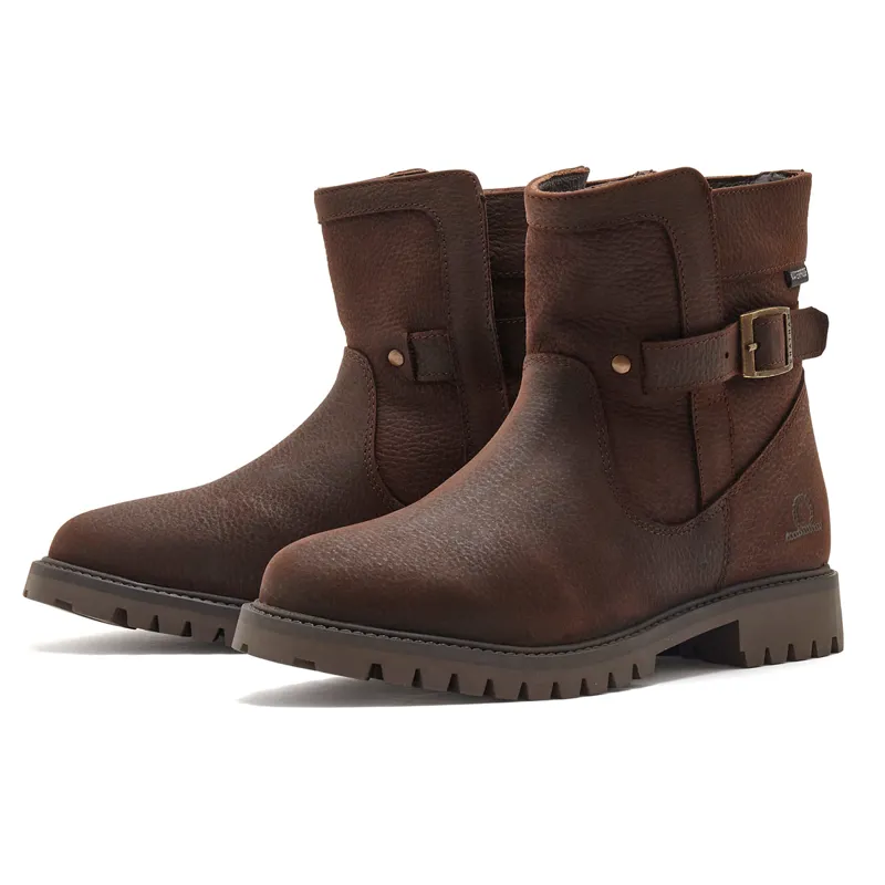 Chatham Ripon Ladies Waterproof Ankle Boots - Dark Brown