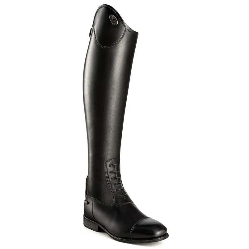 DeNiro Salento Laced Tall Riding Boots with Spur Studs  - WRAT Black-2