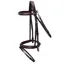 Schockemohle Dortmund Flash Training Bridle - Brown/Cream/Silver