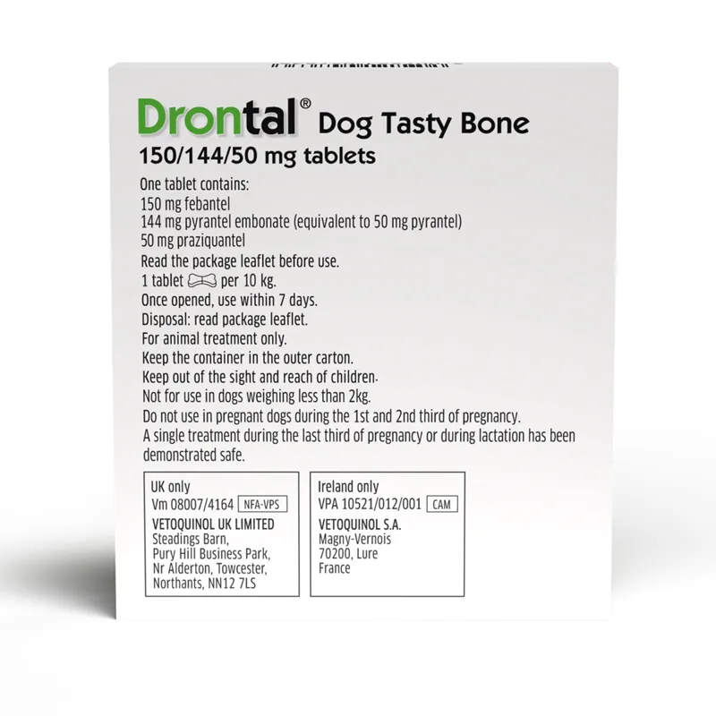 Drontal Dog Tasty Bone Worming Tablets-2