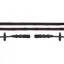 Schockemohle Durasoft Rolled Grip Reins - Brown/Silver