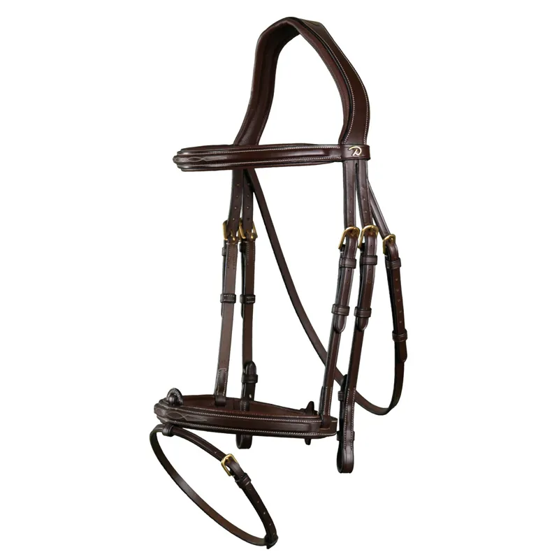 Dy'on D Collection Flash Bridle - Brown