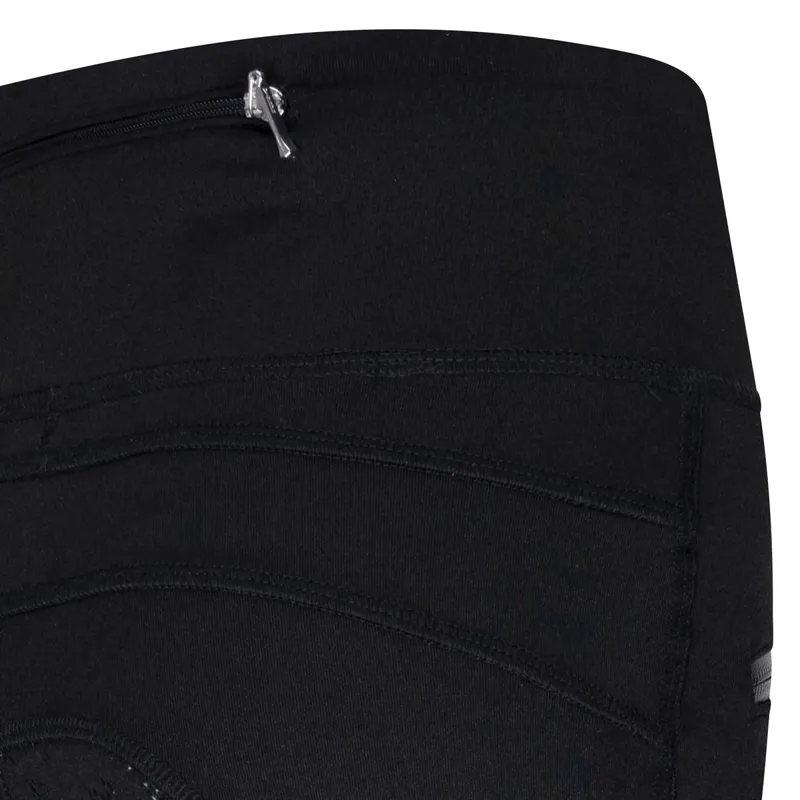 Easy Rider Dietse Full Grip Junior Riding Tights - Black-1